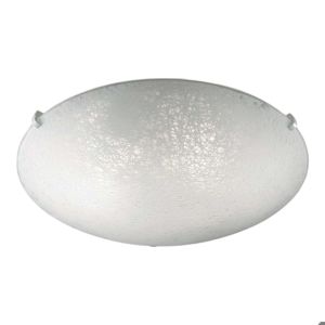 Lana pl2 ideal lux plafoniera moderna da cucina 30cm vetro satinato decorato