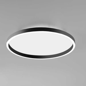 Gea luce plafoniera aela nera led 60w 3000k 4000k rotonda