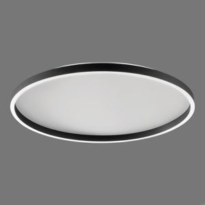 Gea luce aela p-g nero plafoniera led 72w 3000k 4000k