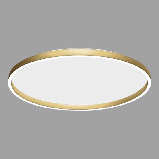 Plafoniera aela p-g oro gea luce led 72w 3000k 4000k