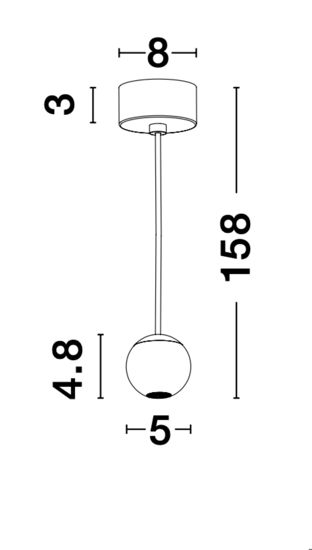 Lampada led a sospensione nera per isola cucina moderna