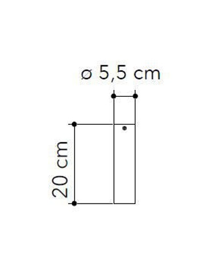 Faretto led da soffitto cilindro oro fp