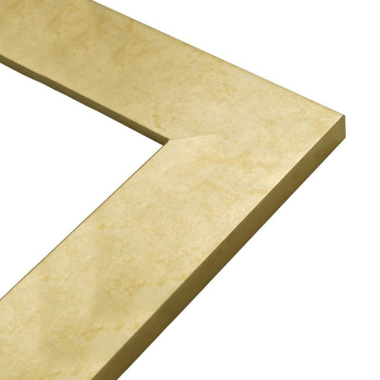 Quadro verticale astratto 63x83 cornice oro