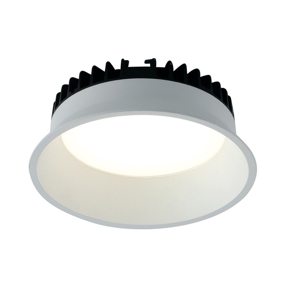 Faro da incasso  per controsoffitto bianco rotondo 30w 220v 4000k