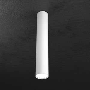 Faretto led lungo cilindro da soffitto bianco per interni top light shape