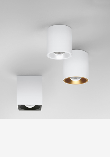 Faretto soffitto led linea light bianco oro baton 7.5w 4000k