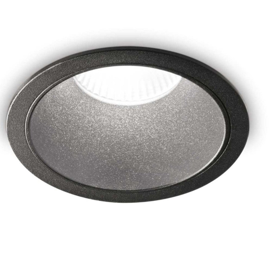 Ideal lux game trim round nero faretto da incasso  11w 4000k rotondo