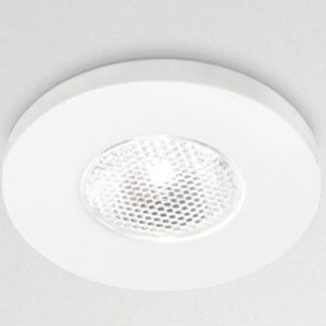 Faretto da incasso  3w 3000k 220-240v gea luce glam rotondo bianco per controsoffitto