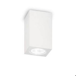 Tower pl1 square ideal lux faretto da soffitto squadrato gesso bianco