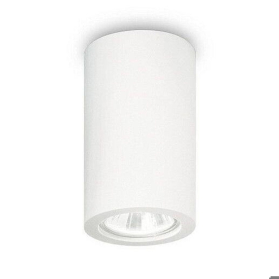 Tower pl1 round ideal lux faretto bianco cilindro gu10