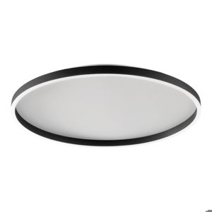 Plafoniera aela p-p nera gea luce moderna 36w 3000k 4000k