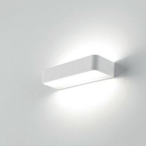 Linea light metal applique led 3000k piccola bianca design per interni