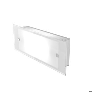 Applique da parete vetro bianco lucido top light brick