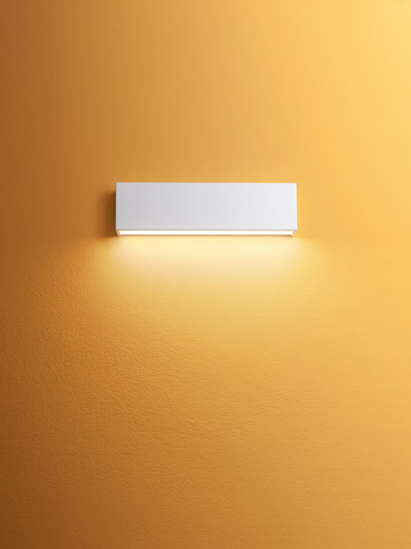 Box applique led moderna linea light bianca 14w 3000k