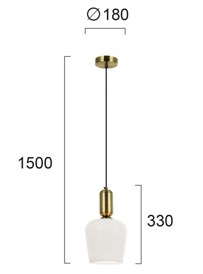 Lampadario a sospensione oro per comodini camera da letto fp