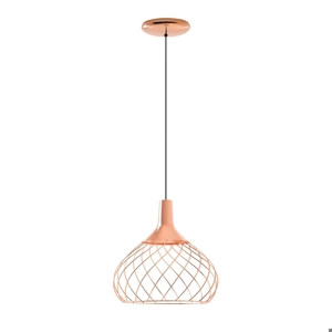 Stilnovo mongolfier lampadrio rame lampada design moderno