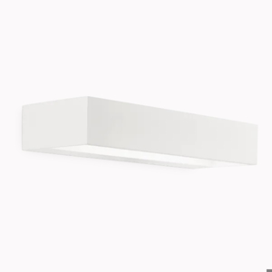 Cube ap d30 ideal lux applique led 8w 3000k bianca 30cm