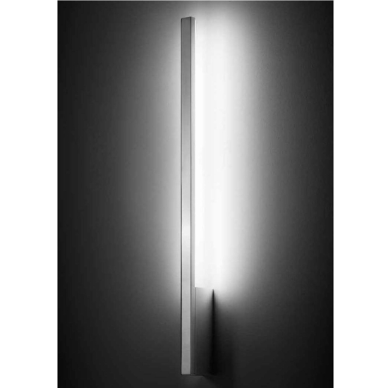 Quad stilnovo applique led 18w 3000k bianco moderna