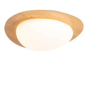 Plafoniera design moderna led 29w 3000k dimmerabile colore legno