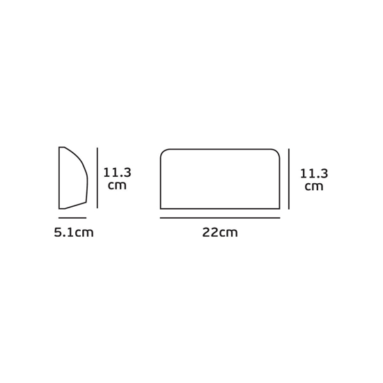 Segnapasso led da esterno nero 6w 6000k ip65 senza incasso