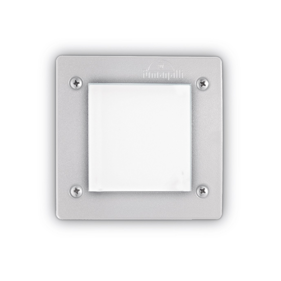 Avenue ideal lux segnapasso led cct 3w 3000, 4000k, 6500k da incasso per esterno bianco ip66