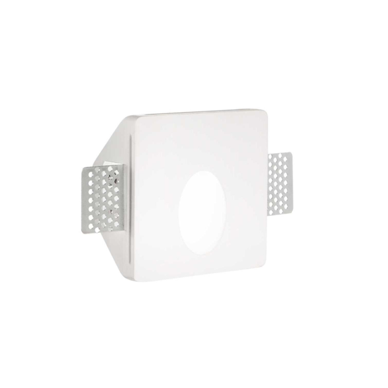 Ideal lux walky-3 fi segnapasso led 1w 3000k 220-240v di gesso bianco da incasso