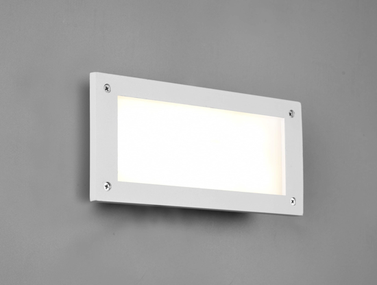 Segnapasso luce da esterno bianco led 9w 3000k ip44 fp