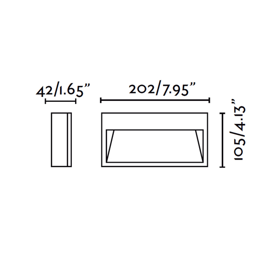 Segnapasso per esterno led 9w 3000k senza incasso