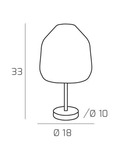 Toplight double skin abat jour moderna