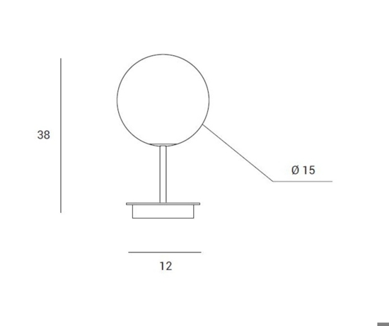 Lampada da comodino moderna dimmerabile jugen miloox