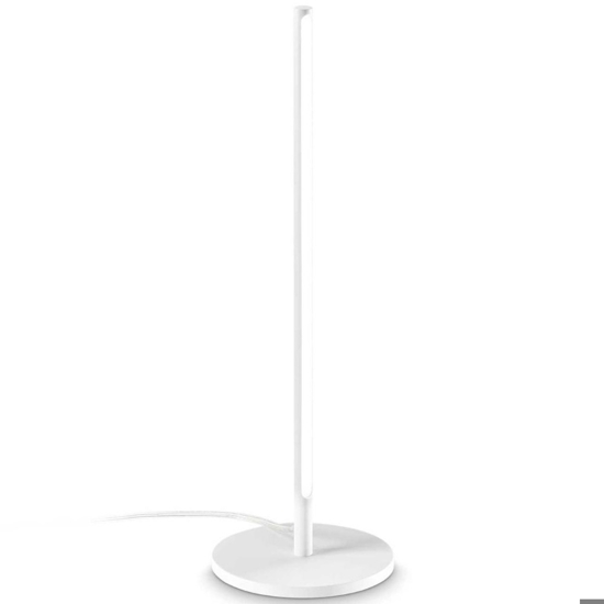 Ideal lux filo tl lampada da tavolo bianca led 10w 3000k design