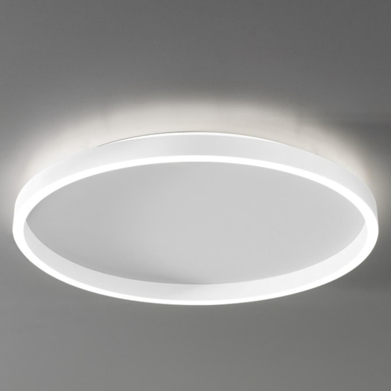 Gea luce aela p-p bianco plafoniera moderna 30w-6w 3000k 4000k