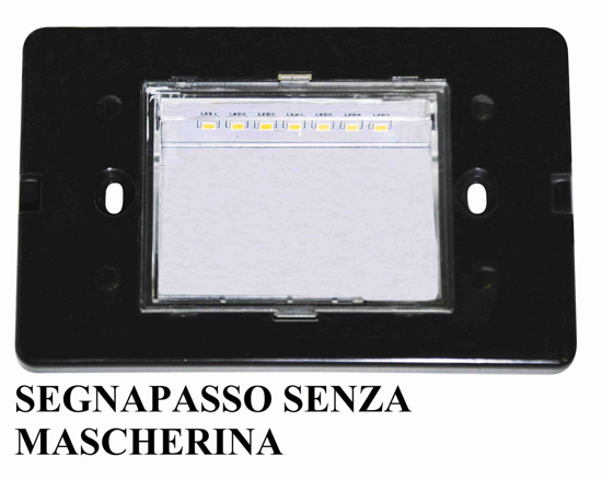 Segnapasso da incasso led 2w 4000k ip65 per cassetta 503 220-240v corten per esterno