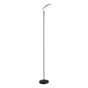 Piantana nera led 24w 3000k dimmerabile orientabile ophelia perenz illuminazione