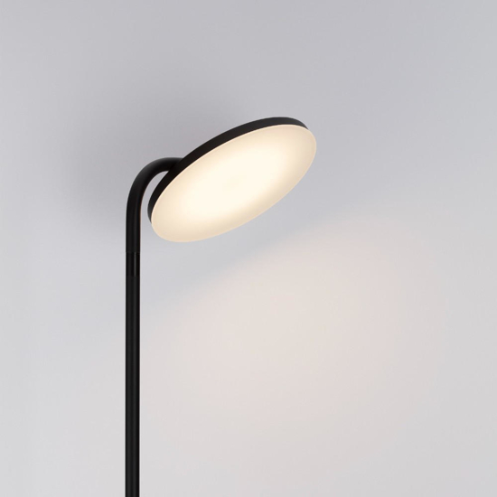 Piantana led nera moderna moderna luce orientabile