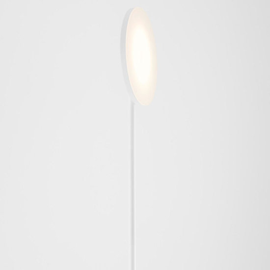 Piantana bianca led 30w 3000k parabola orientabile dimmerabile