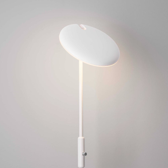 Lampada da terra led piantana bianca dimmerabile orientabile 3000k