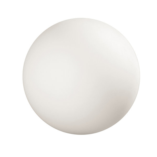 Lampada da terra per giardino esterni sfera 38cm ip65 bianca linea light oh! garden