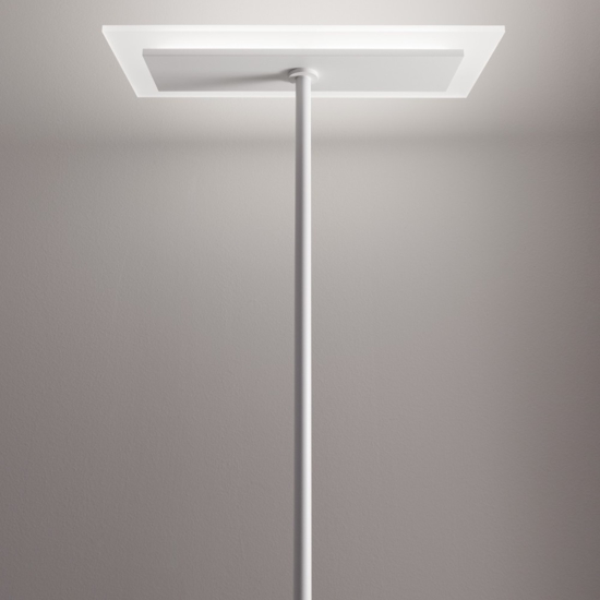 Piantana moderna per ufficio led dimmerabile linea light dublight