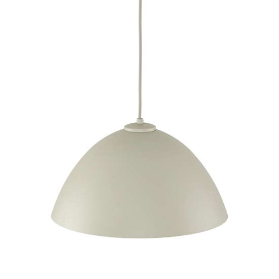 Lampadario cupola beige 34cm per cucina moderna