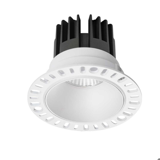 Ideal lux game trimless faretto led incasso 11w 3000k 220v bianco rotondo