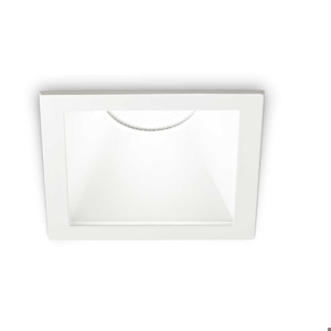 Game trim square 11w 3000k ip65 quadrato ideal lux faretto per bagno bianco