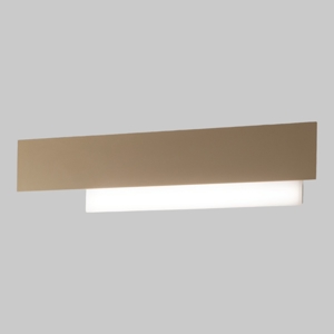 Applique led 25w 3000k doha gea luce moderna bianco tortora