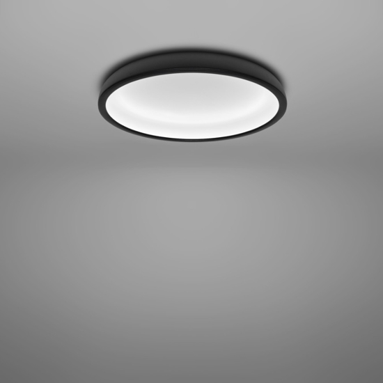 Rplafoniera led reflexio stilnovo design moderno 3000k nero