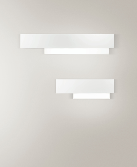 Doha gea luce bianco applique led 15w 3000k design moderno