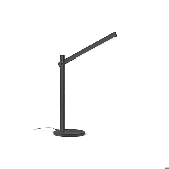 Ideal lux pivot tl lampada da scrivani ufficio orientabile led dimmerabile nera