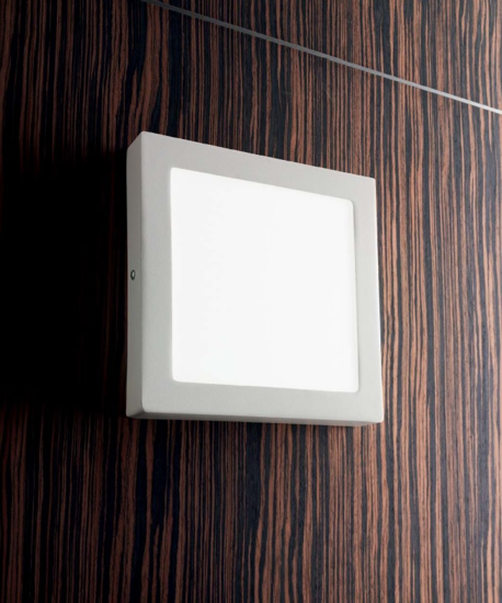 Universal pl d30 square ideal lux plafoniera led 24w 3000k bianca