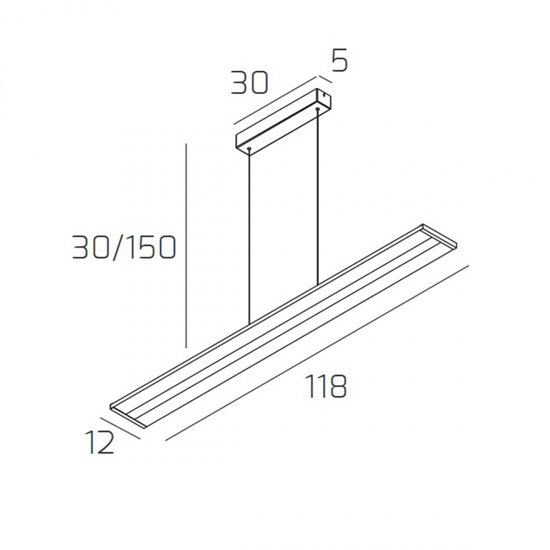 Double track toplight lampadario particolare moderno