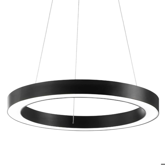 Ideal lux oracle sp d60 lampadario design particolare led 33w 3000k nero