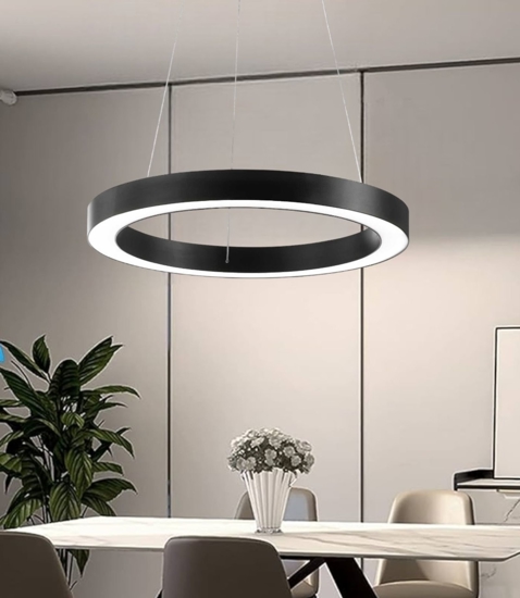 Ideal lux oracle sp d60 lampadario design particolare led 33w 3000k nero